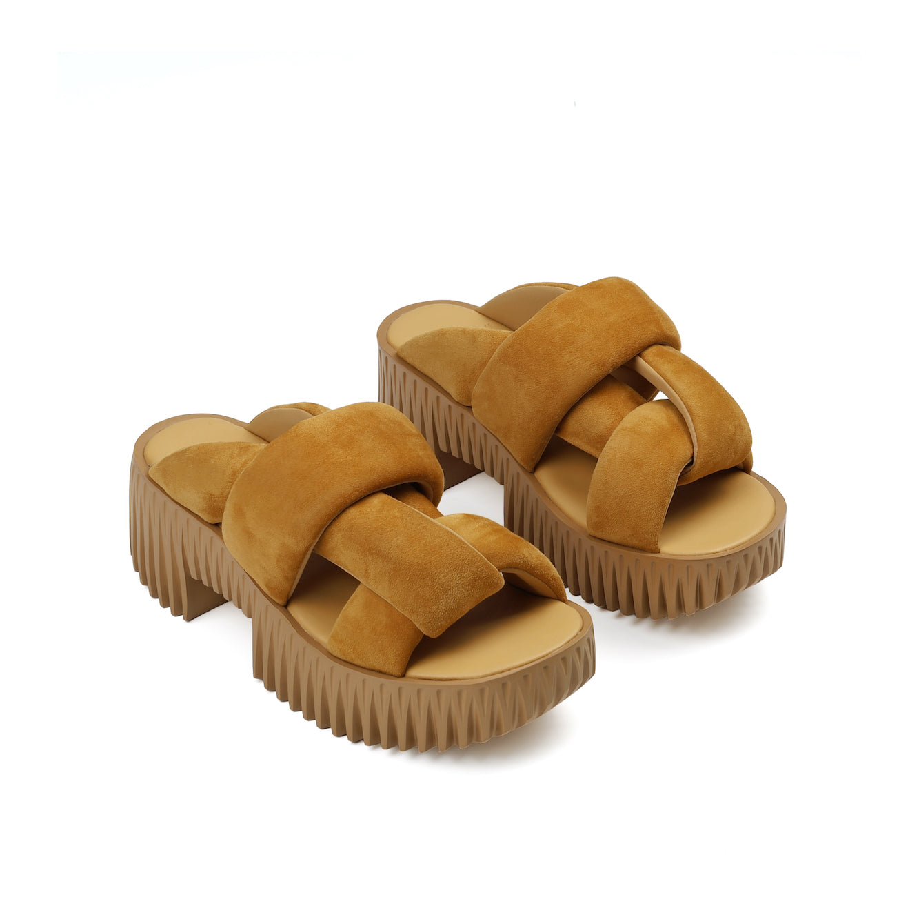 comfortable women's suede sandals