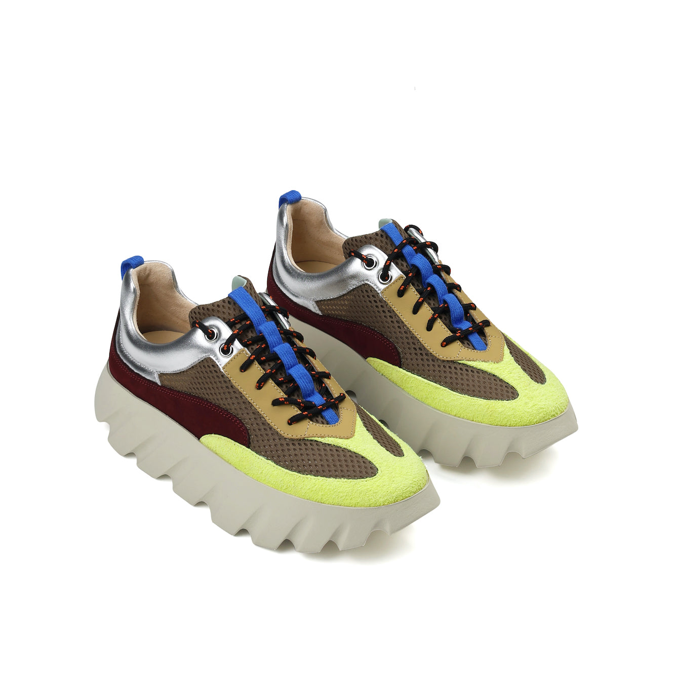 Women's original platform sneaker in khaki green
